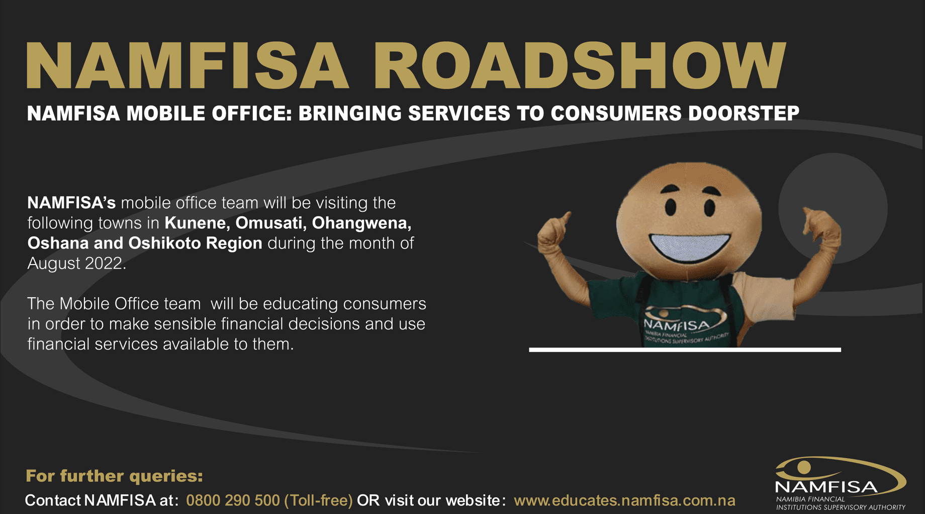 NAMFISA Road Show – NAMFISA Mobile Office